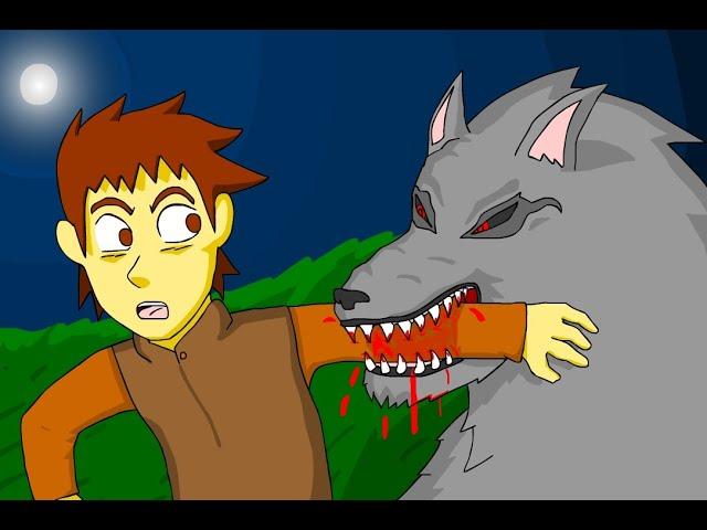 HOMBRE LOBO [ANIMACIÓN] mordida de lobo