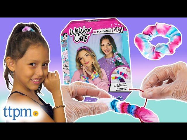 WeWearCute *So Scrunchie* Tie-Dye Kit Review 2021 | TTPM Toy Reviews