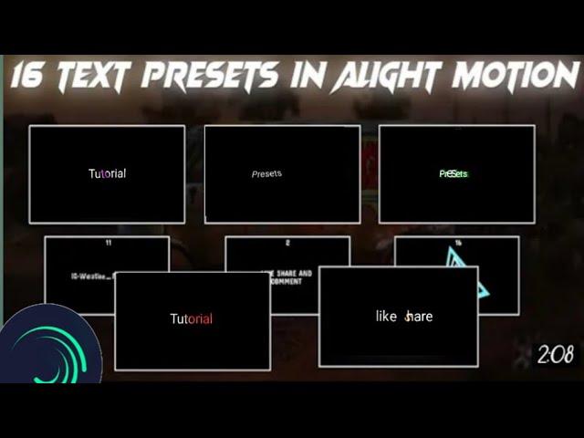 top 20 text animation presets link alight motion | top 10 text animation | new trending text preset