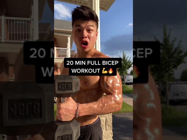 Full Bicep Workout  | William Li   #gym #motivation #workout #homeworkout #advice #gymmotivation