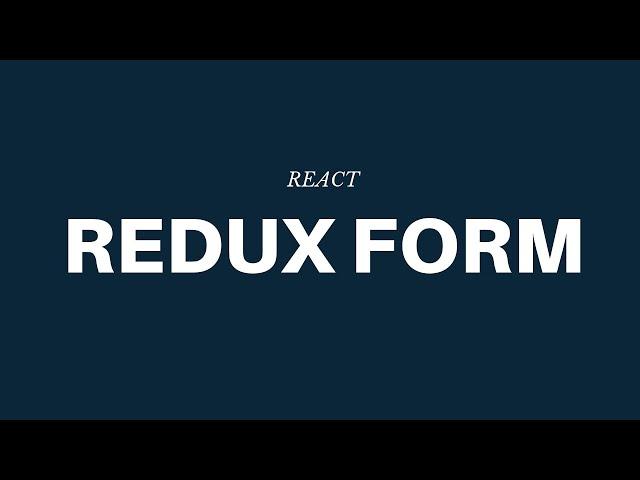 ReduxForm