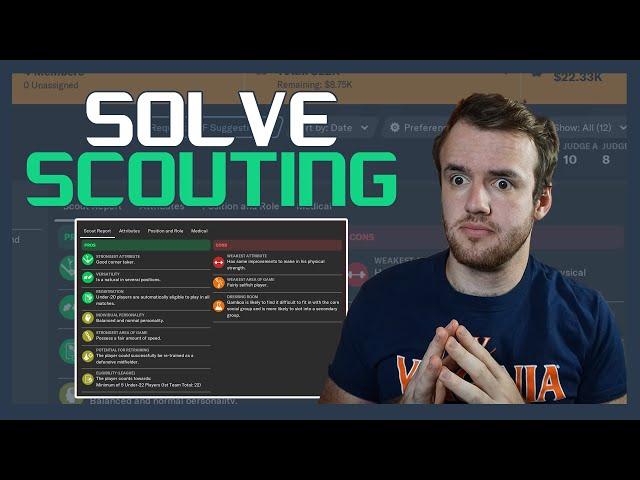 Be a Scouting Expert on FM