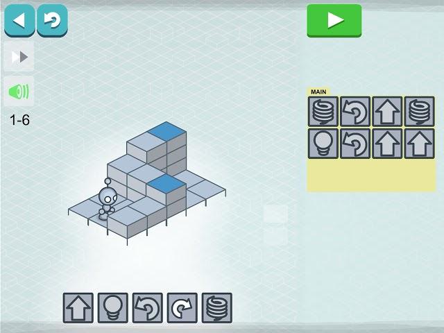 Lightbot code hour Level 6 solution