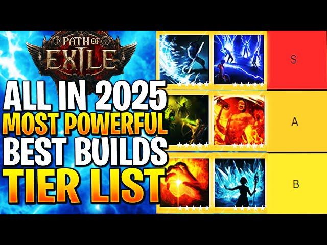 Path of Exile 2 Builds Tier List 2025 | WHAT ARE THE META BUILDS IN 2025? (POE 2 TIER LIST)