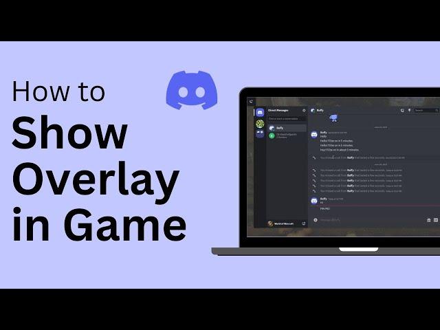 How To Show Discord Overlay In Game !