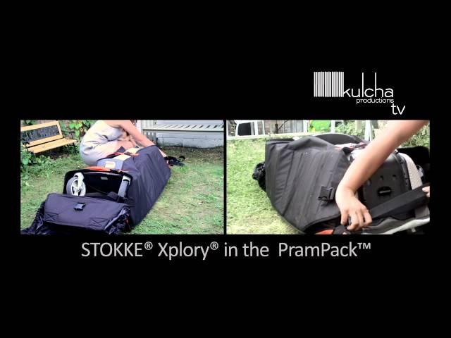 How to pack your STOKKE®  Stroller away using the PramPack™ Part One