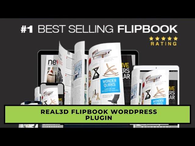 Real3D FlipBook WordPress Plugin best plugin for ebook pdf | Step By Step Guide and Installation