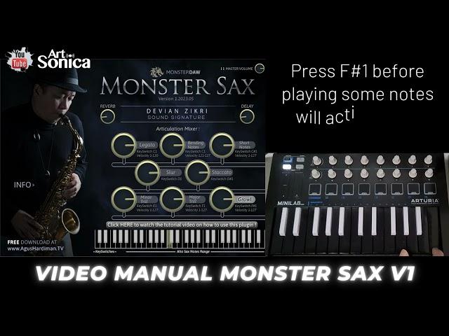 SUDAH RILIS ! MONSTER Sax versi 1, Plugin Saxophone Gratis Buat Produksi Musik !