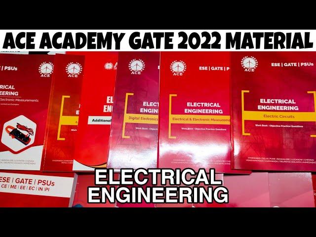 ACE Academy GATE  2022 Material Unboxing | Deep Learn Course | Electrical Engineering | GATE 2022