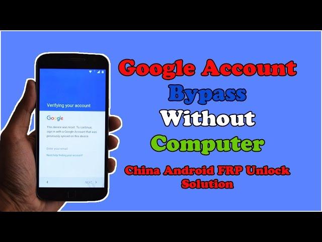 One Click | Symphoney V75 Google Account Bypass Without Computer | China Android FRP Unlock Solution