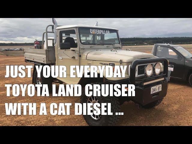Toyota Land Cruiser 40 Series with 3208 Cat Diesel
