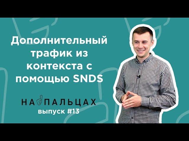 Дополнительный трафик из контекста с помощью SNDS — На Пальцах #13 (Netpeak)