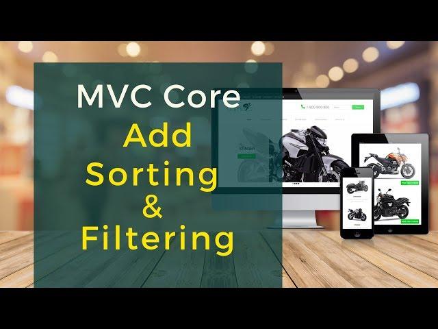 Sorting and Filtering in ASP.Net MVC Core