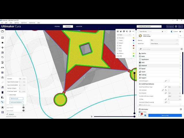 Ultimaker Cura Spoon Anti-Warping  V1.1.0