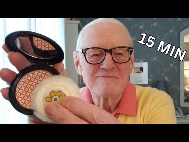 ASMR Grandpa Doing Your Makeup for SLEEP + Words of Encouragement (TAPPING &  LAYERED SOUNDS)