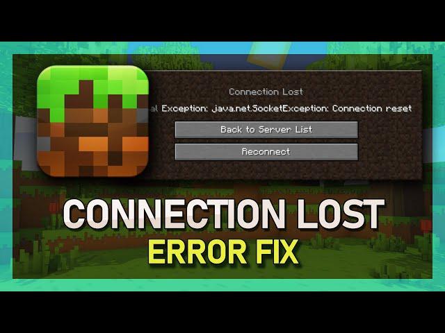 How To Fix “Connection Lost - Internal Exception java.net.socketexception” Minecraft Error