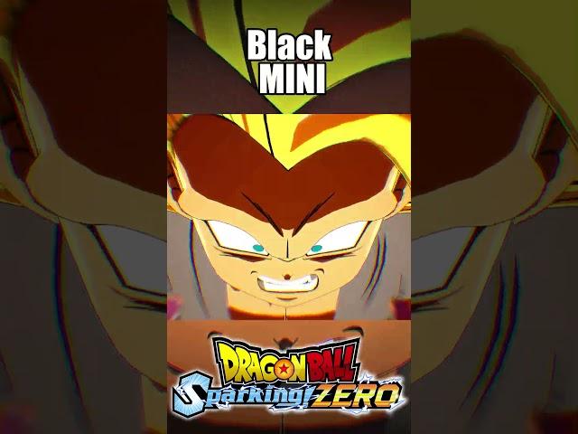 MINIBLACK GOKU#dbzsparkingzero #dbzsparkingzerogameplay#dbzsparkingzerogame#dbzblackgoku#goku#dbzgt