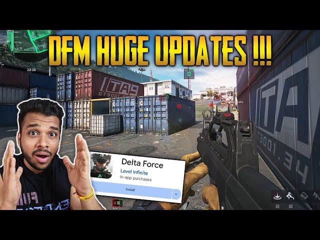 DELTA FORCE IMP UPDATE  | MOBILE VERSION RELEASE DATE - DFM ROADMAP - INDIA ME AYEGA YA NAHI 