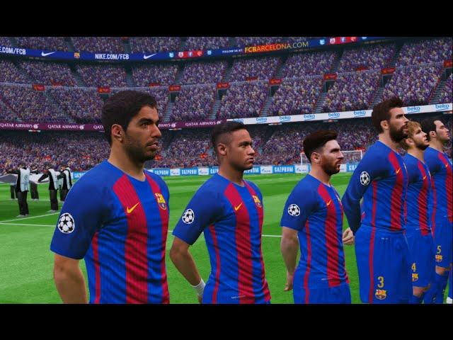 [HD] FC Barcelone vs Real Madrid - Classico Nouveaux Maillots 2017 PES 2016