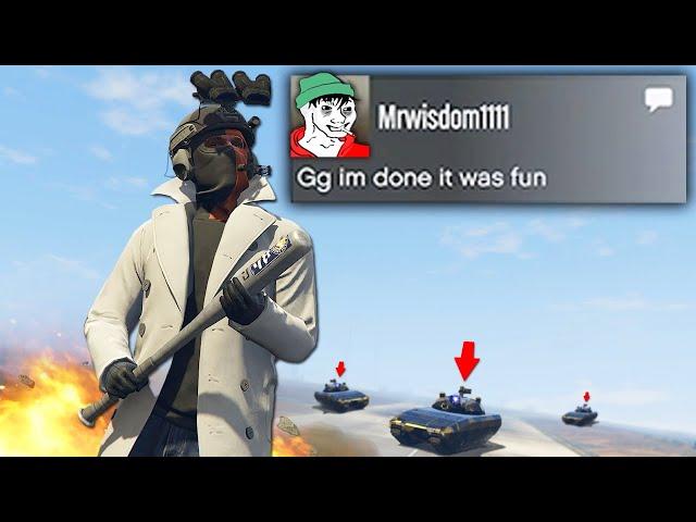 Attacking A Friend Turned Into A Nightmare For This Griefing Tank Spammer (GTA Online)