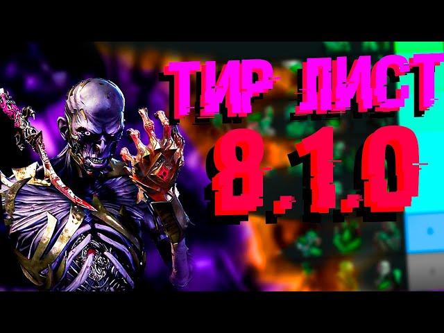 ТИР ЛИСТ КИЛЛЕРОВ 8.1.0 DEAD BY DAYLIGHT