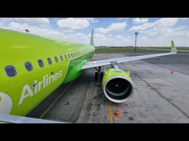 S7 Airlines Airbus A320neo and A321nx | Flight from Novosibirsk to Saint Petersburg via Moscow