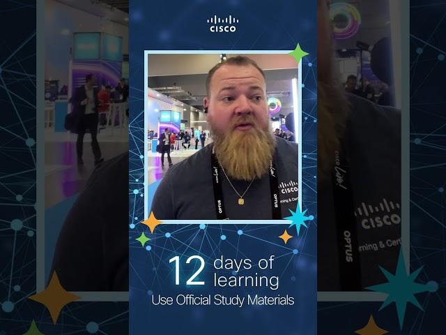 12 Days of Learning · Day 3 | Use official #Cisco study materials for your next #certification #exam