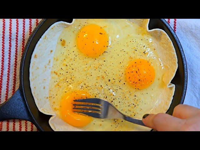 Add eggs to a tortilla for an AMAZING meal | Egg Tortilla Bake Recipe