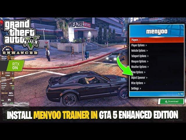 How to Install Menyoo Trainer in GTA 5 Enhanced Edition (PC) | 2025