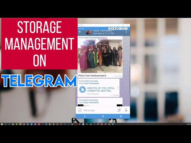 Storage Management on Telegram