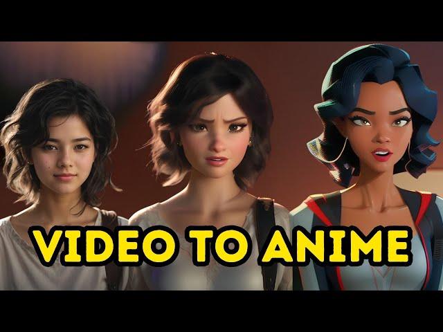 How To Convert Any Video Into Cartoon Character | AI Video Generator | Cartoon Effect Video Editing