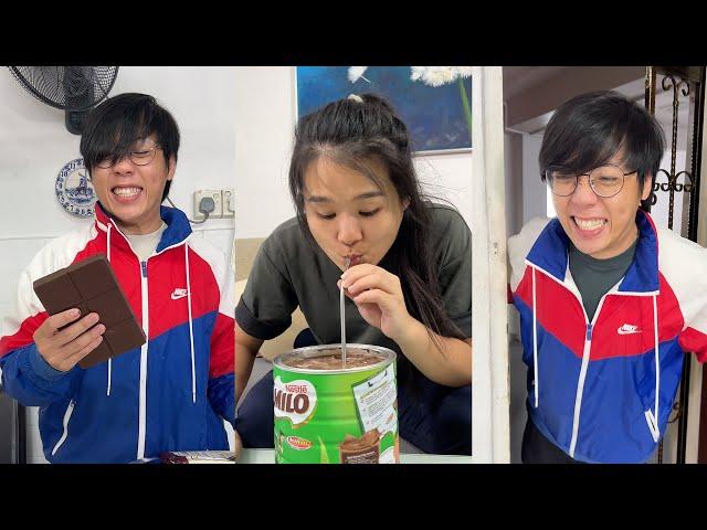 MINGWEIROCKS - The FASTEST way to make MILO! #shorts