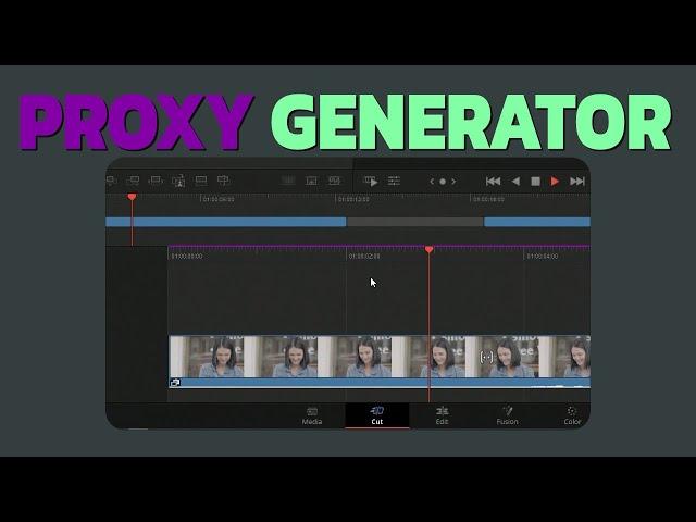 Blackmagic Proxy Generator DaVinci Resolve 18 Tutorial
