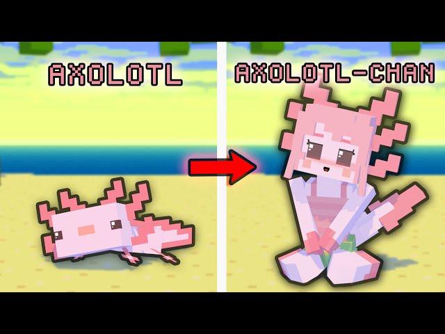 Cutest Axolotl in The World!? - Minecraft Animation