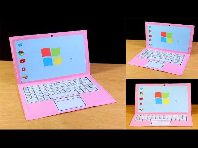 How to Make Laptop From Paper | DIY Paper Laptop - Origami Paper Craft