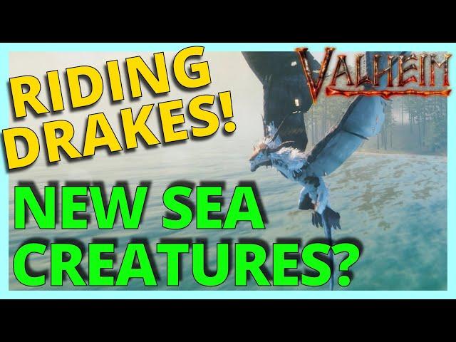 Riding Drakes | Dev Ideas For New Sea Creatures (Valheim: Playing With A Dev)