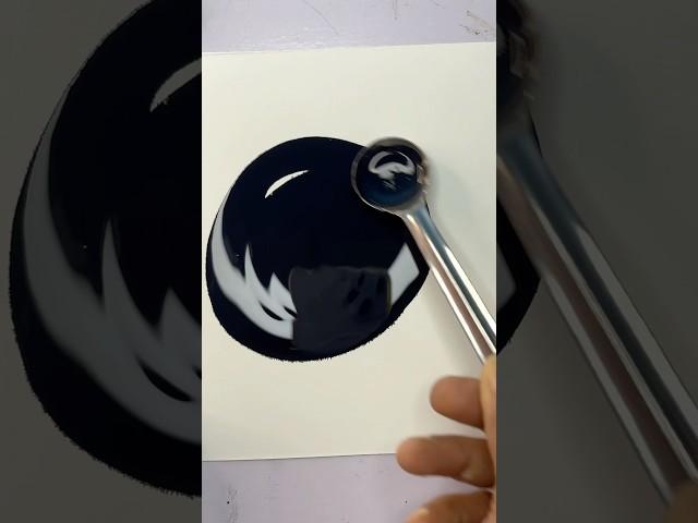 N With Neon Technique  // What Later Should Do Next ? #shortsart #artyoutuber #artscraft