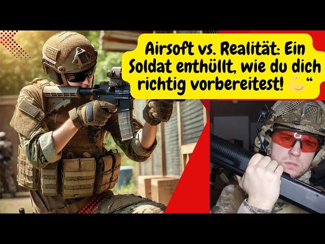 Airsoft vs. Realität: Ein Soldat enthüllt, wie du dich richtig vorbereitest! 