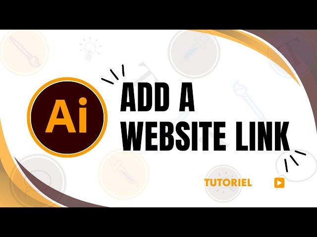 How to add website link in Illustrator