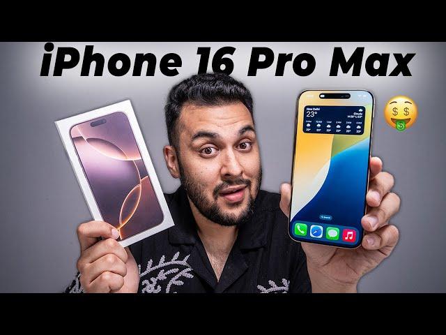 iPhone 16 Pro Max Unboxing - Features⬆️ Price⬇️