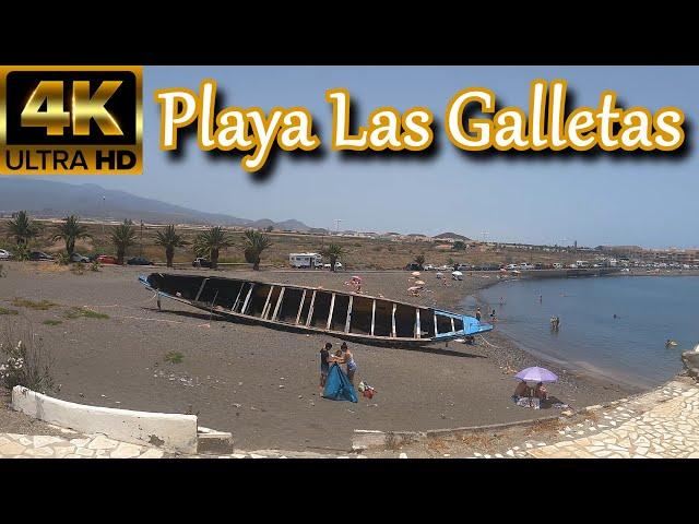 TENERIFE | Las Galletas Beach & Los Enojados Beach  27°C June 2021 | Walking Tour [4K]