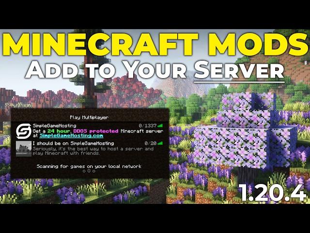How To Add Mods to a Minecraft Server in 1.20.4