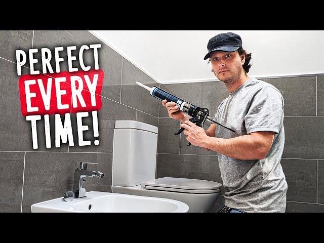 The Best Way to Silicone Caulk a Toilet & Bidet - Stress Free!