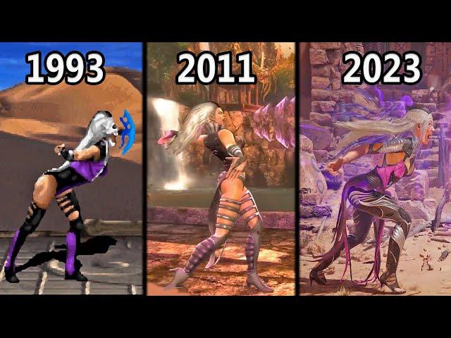 Evolution of Sindel's Scream (1993-2023)