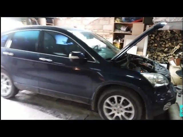 Замена ремня Honda crv3 хонда срв3 двигатель 2 литра