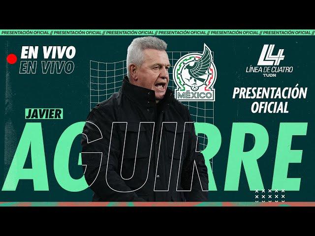  EN VIVO | Presentación OFICIAL de Javier Aguirre con Selección Mexicana | TUDN