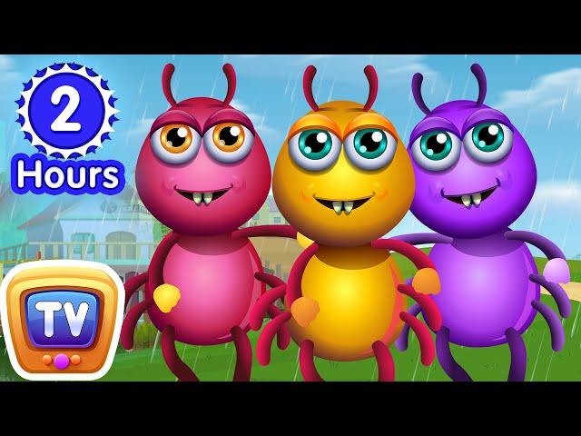 Incy Wincy Spider + More ChuChu TV Nursery Rhymes & Toddler Videos - Two Hours Collection