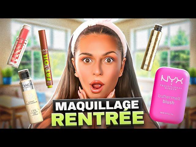 MAKEUP FACILE ET PAS CHÈRE POUR LA RENTRÉE ‍