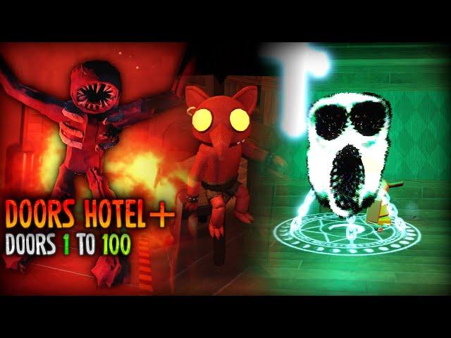 ROBLOX - DOORS HOTEL+ - [Doors 1 to 100 | Full Walkthrough]