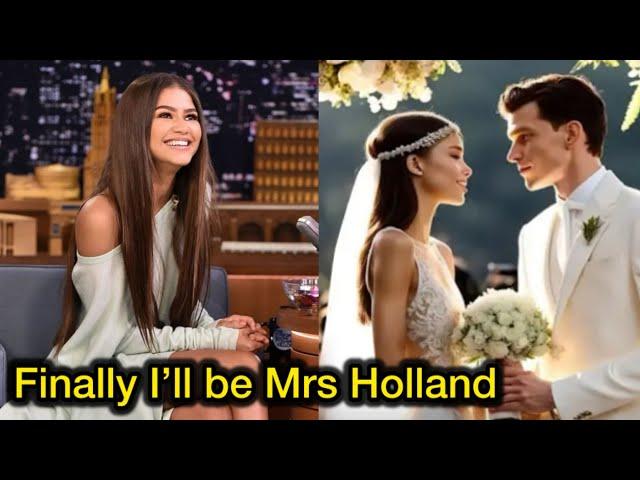 “ I’m ready to spend my life with him “ Zendaya Finally Speaks About Her Wedding To Tom Holland